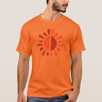 Earth Tones Boho Sun Abstrakt Illustration