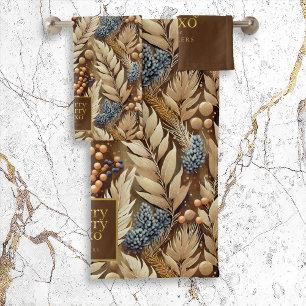 Earth Tones Christmas Joyeux Motif#21 ID1009