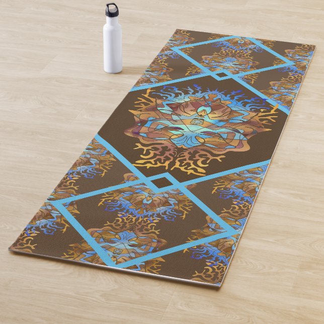Earth und Sky Mandala Yogamatte (Beispiel)