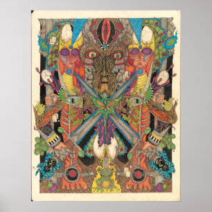 Earth Walk Allower (Footsteps on the Mother) Poster