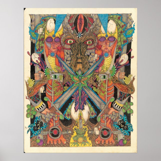 Earth Walk Allower (Footsteps on the Mother) Poster (Vorne)