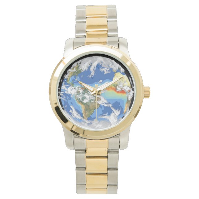 Earth Watch Armbanduhr (Vorderseite)