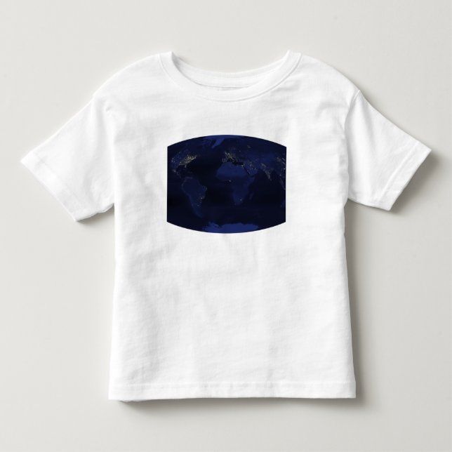 EarthÃ, Âs vom Menschen erzeugte Nachtlichter Kleinkind T-shirt (Vorderseite)