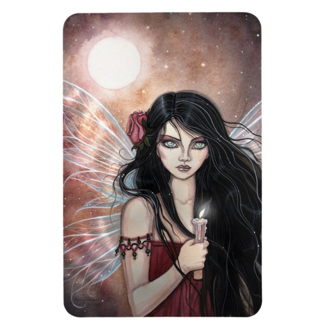 Earthen Dusk Fantasy Fairy Magnet (Vertikal)
