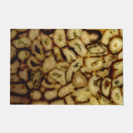 Earthen Green gold Quarz Agates Fußmatte