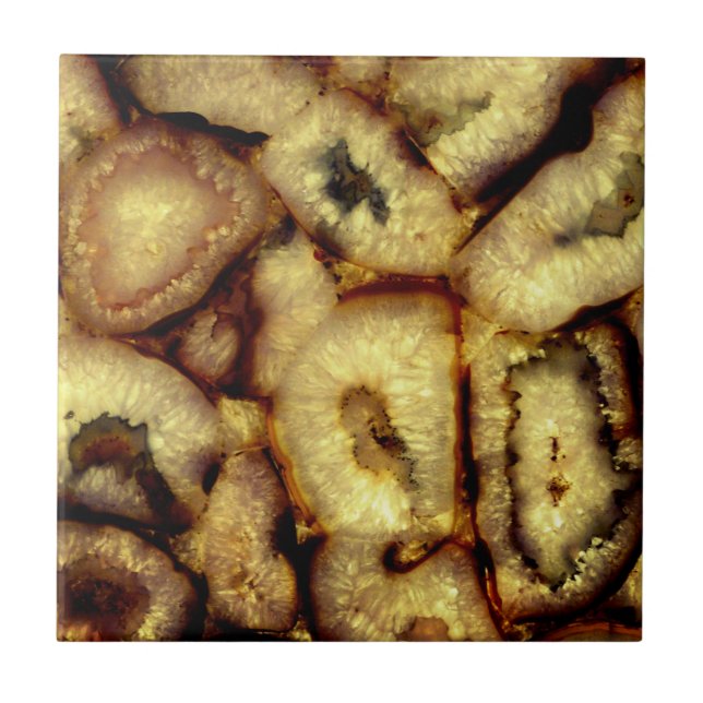 Earthen Green Quarz Agates Fliese (Vorderseite)