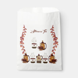 Earthen Mud Brown Teapot Nachmittagstee Party Geschenktütchen