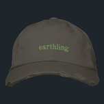 Earthling Bestickte Baseballkappe<br><div class="desc">earthling</div>