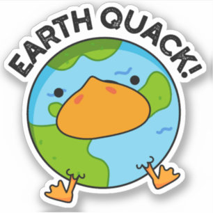 Earthquack Funny Earthquake Pub Aufkleber