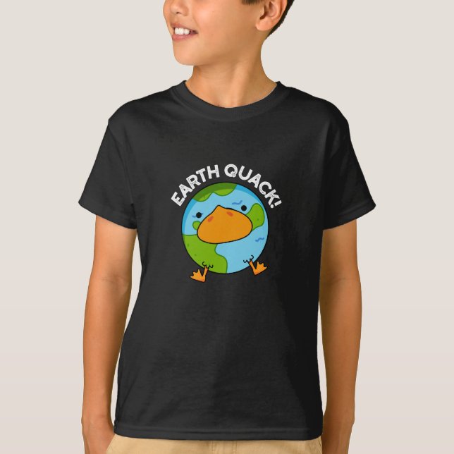 Earthquack Funny Earthquake Pub Dark BG T-Shirt (Vorderseite)