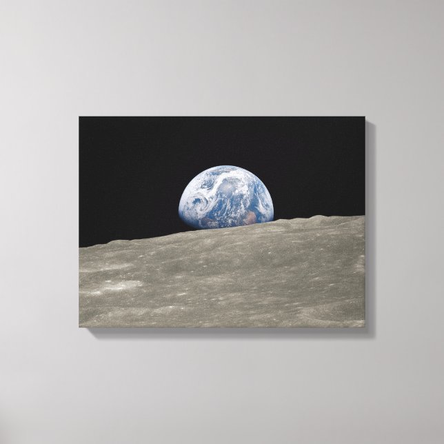 Earthrise Apollo 8 Leinwanddruck (Vorderseite)