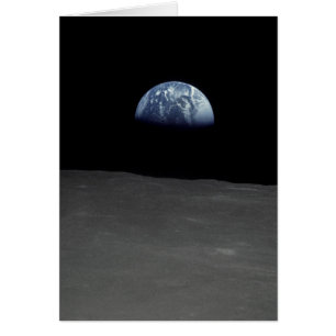 Earthrise berühmtes Bild vom Mond