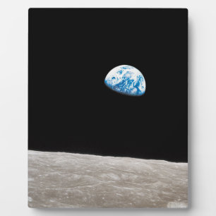 Earthrise William Anders Fotoplatte