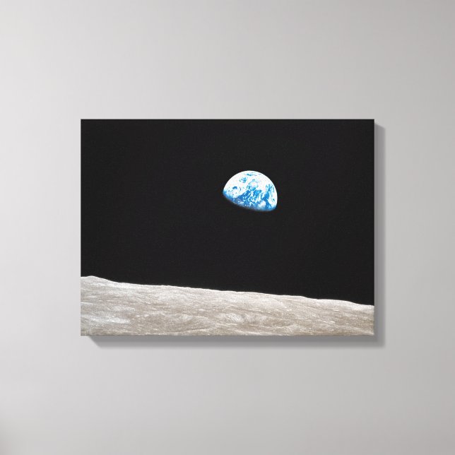 Earthrise William Anders Leinwanddruck (Vorderseite)