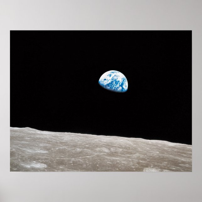 Earthrise William Anders Poster (Vorne)