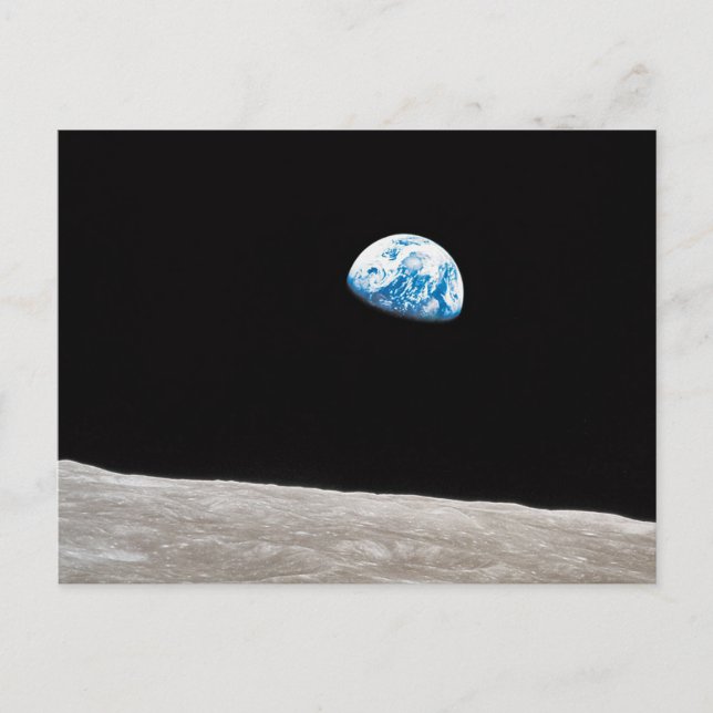 Earthrise William Anders Postkarte (Vorderseite)