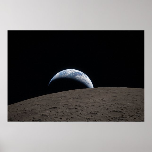 Earthset Orion Spacecraft Artemis Moon Mission Poster (Vorne)
