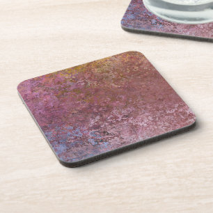 Earthy Alcohol Ink Abstrakt Getränkeuntersetzer