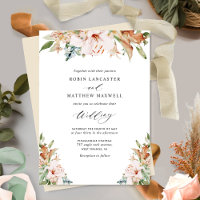 Earthy Blooms und Buttery Beige Elegante Hochzeit 