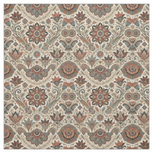 Earthy Bohemisch Floral Fabric Stoff