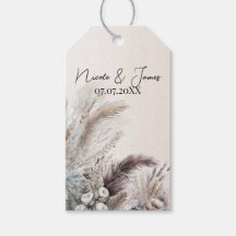 Earthy Bohemisch Floral Feathers Wedding