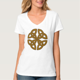 Earthy Brown Celtic Knot T-Shirt
