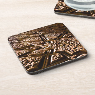 Earthy Clay Stars Getränkeuntersetzer