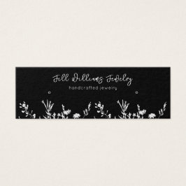 Earthy floral ・ Earring Hoops Stuck Display Card