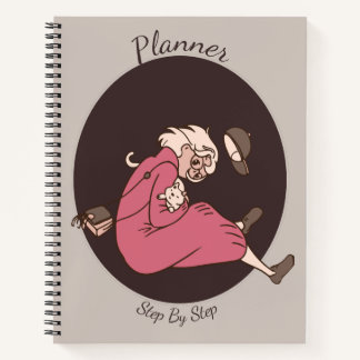 Earthy Floral Pattern Planner Notizbuch