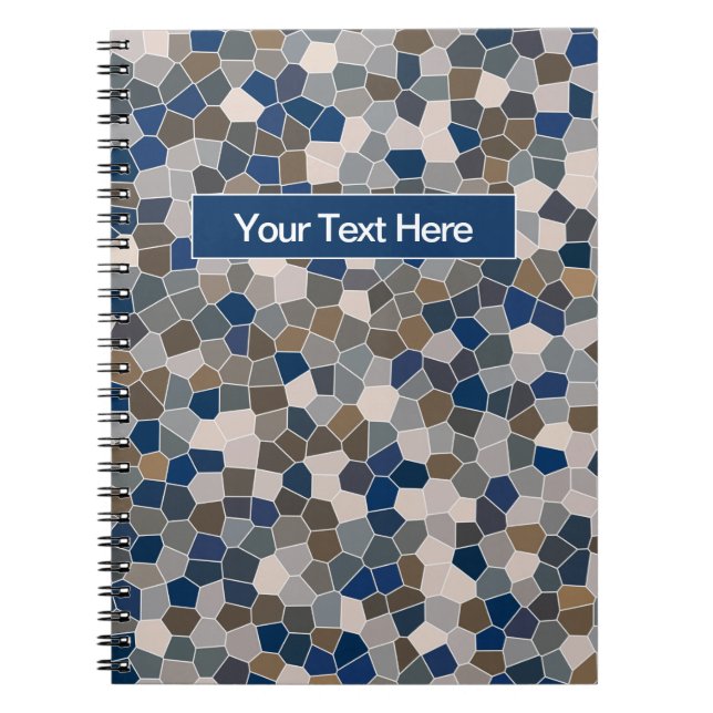 Earthy Multicolored Pattern Notizblock (Vorderseite)