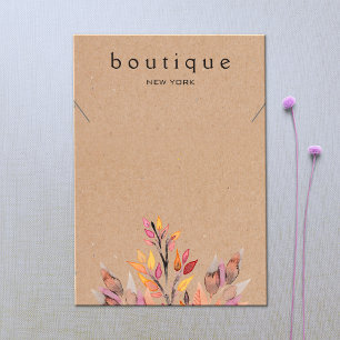 Earthy Necklace Juwelier Display Card