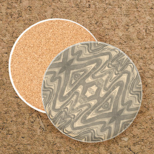 Earthy Sand and and Taupe Abstrakt Sandstone Unter Getränkeuntersetzer