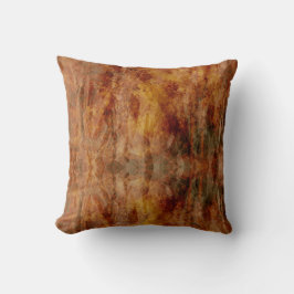 Earthy Shades of Brown Abstrakt Throw Kissen