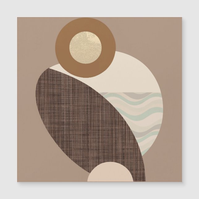 Earthy Shapes Magnetkarte (Vorderseite)