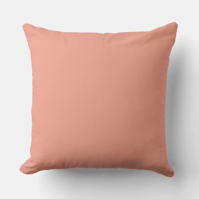 Earthy Terracotta Reddish Brown Summer Garden Kissen (Vorderseite)