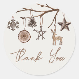 Earthy Weihnachten Danke, Stickers