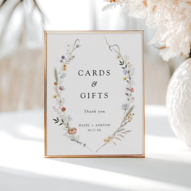 Earthy Wildblume Cards & Gifts Poster (Von Creator hochgeladen)