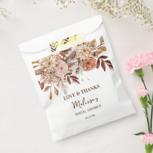 Earthy Wüste boho Brautparty vielen Dank Geschenktütchen