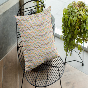 Earthy Zickzack Elegance Kissen