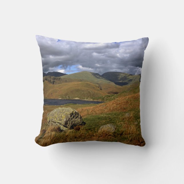 Easedale Tarn Cumbria England Kissen (Vorderseite)