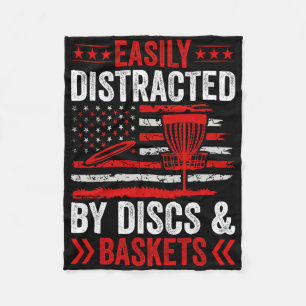Easily Distracted By Discs And Skets Fleecedecke