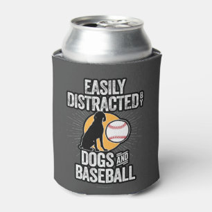 Easily Distracted by Dogs & Baseball Dosenkühler
