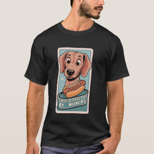 Easily Distracted By Wieners lustiger Dachshund Hu T-Shirt