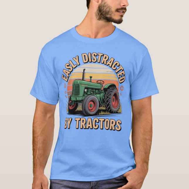 easily distracted - style T-Shirt (Vorderseite)