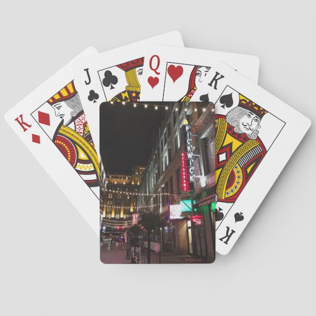East 4th Street, Cleveland, Ohio Playing Cards Spielkarten (Rückseite)
