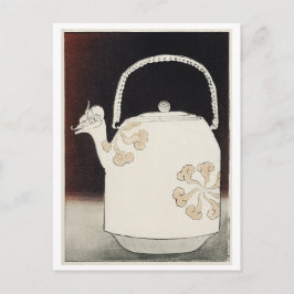 East Asian inspired kettle Postkarte