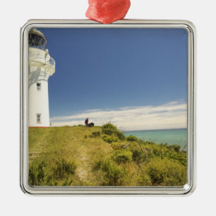 East Cape Lighthouse, Eastland, Neuseeland Ornament Aus Metall
