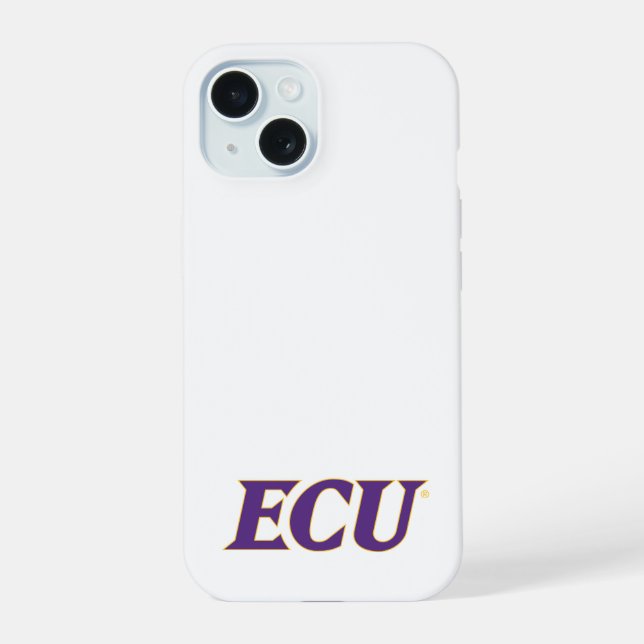 East Carolina University | ECU-Logo iPhone 15 Hülle (Rückseite)