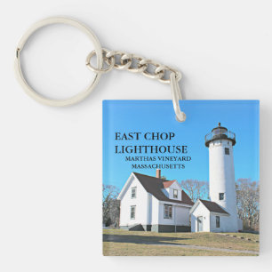 East Chop Lighthouse, Marthas Vineyard MA Keyring Schlüsselanhänger