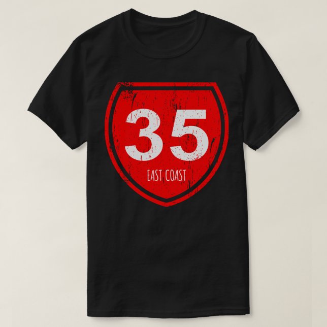 East Coast Highway 35 Aotearoa T-Shirt (Design vorne)